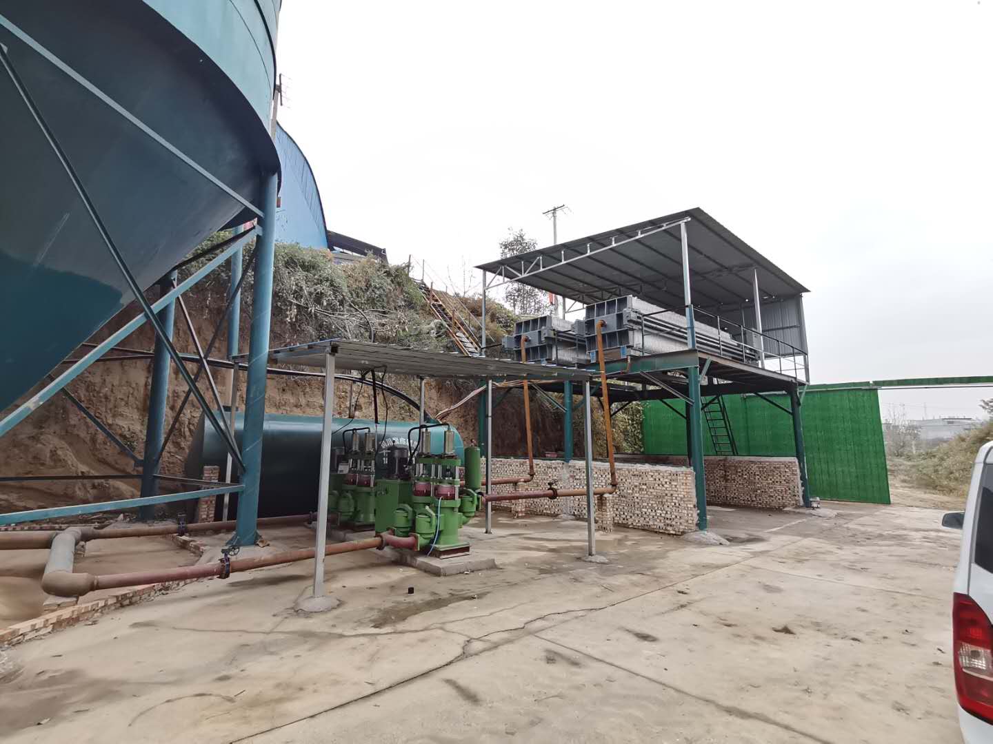 壓濾機柱塞泵使用現場 壓濾機柱塞泵使用現場